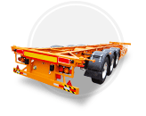 40 ft Skeletal Container Trailer